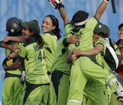 Pakistan`s women cricketers practice amid tight security