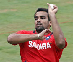 Unfit Zaheer to miss Irani Cup tie