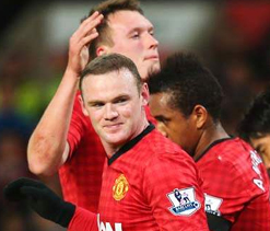 Man U 2-1 Southampton: Rooney fires twice to extend league lead