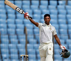 Gazi`s maiden ton lights up run-laden Test