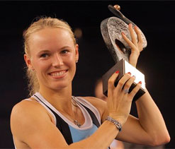 Caroline Wozniacki back to winning ways in Luxembourg