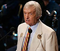 Richie Benaud injured in accident, more worried about car!