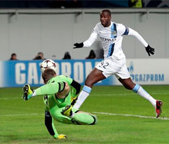 Manchester City`s Yaya Toure subjected to monkey taunts in Moscow