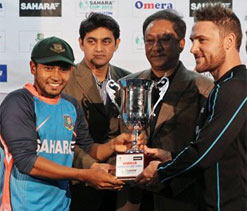 Ban vs NZ, 2nd Test: Rain forces draw in Dhaka