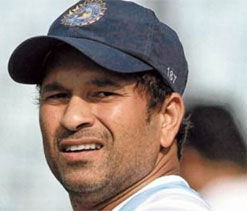 Postal stamp on Tendulkar