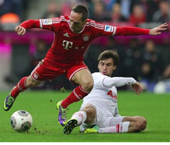 Ribery to miss Dortmund clash
