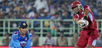 West Indies stun India in 2nd ODI to level series 1-1