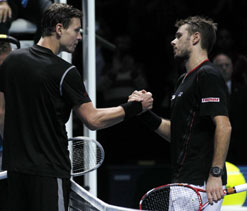 Wawrinka shines against Berdych on Tour Finals debut