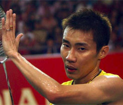 Lee Chong Wei first to use video line-call review