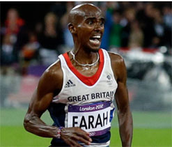 Mo Farah says Usain Bolt is his inspiration