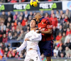 Ten-man Real Madrid salvage draw at Osasuna