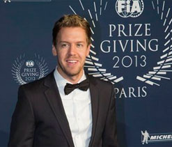 Sebastian Vettel hit Formula One for four