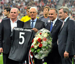 Bayern on another level, says Beckenbauer