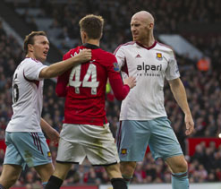 Manchester United records consecutive home win with 3-1 victory over West Ham