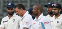 Nerve-wrecking first Test between India and South Africa ends in a draw