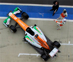 Sahara Force India unveils the VJM06 at Silverstone