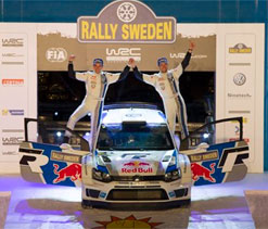 Volkswagen claims maiden victory in Rally Sweden