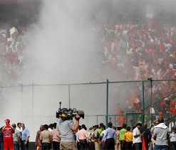 Minor fire at Chinnaswamy stadium