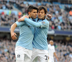 Aguero fires Manchester City into FA Cup quarters