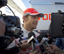Jenson Button hoping