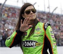 Danica Patrick becomes first woman to lead NASCAR Nationwide Series lap
