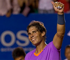 Rafael Nadal advances to second round in Mexican Open