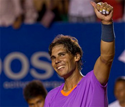 Rafael Nadal breezes into quarters