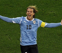 Diego Forlan on target ahead of Uruguay-Spain friendly