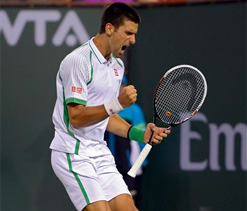 Novak Djokovic toughs it out to beat Dimitrov