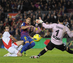 Barca look to maintain feel good factor against below-strength Rayo