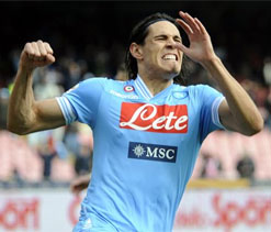 Cavani can leave for £60m: Napoli president