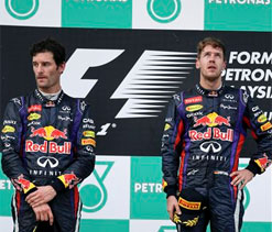 Vettel admits his mistake after denying Webber Malaysian GP win