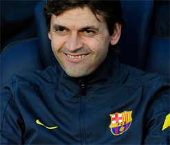 Coach Vilanova back in Barcelona after cancer treatment
