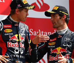 Vettel apologizes to Webber, Red Bull team for Malaysian GP fiasco