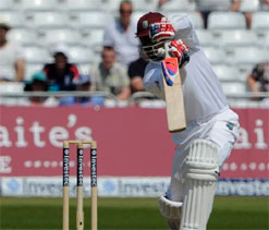 Marlon Samuels warms up for first Test with half-century