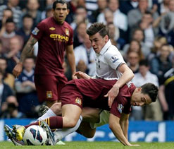 Tottenham 3-1 Manchester City: Bale brilliance boosts Spurs` top-four hopes & leaves United on verge of title
