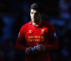 Liverpool striker Suarez fined after bite