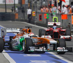 We`re content with season so far: Force India drivers