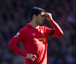 Liverpool striker Suarez charged for bite by FA