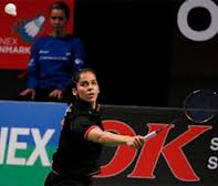 Saina blames line call for her exit from India Open Super Series
