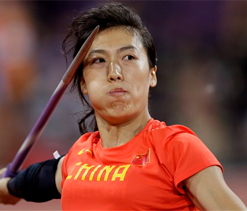 China`s Lu Huihui breaks Asian women`s javelin record