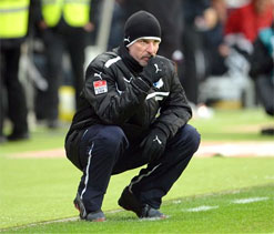 Hoffenheim sacks manager Mueller, coach Kurz