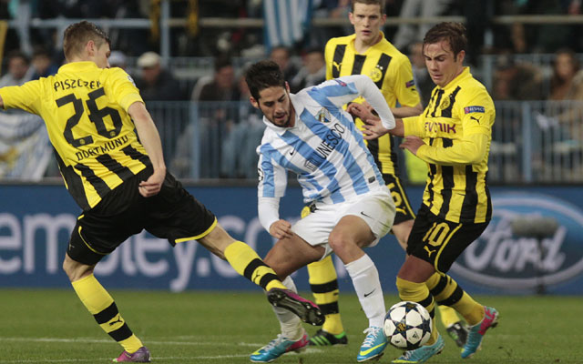 UEFA Champions League: Malaga deny Borussia at La Rosaleda