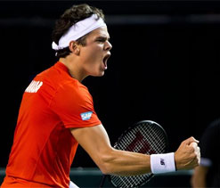 Milos Raonic helps Canada reach maiden Davis Cup semis