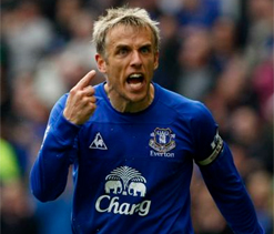 Phil Neville to leave Everton at season`s end