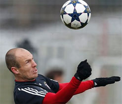 `Pressure off` as Bayern eye semis: Robben
