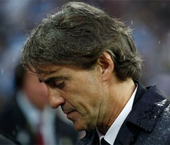 Mancini set for Manchester City sack