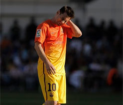Hamstring injury sidelines Lionel Messi for rest of season