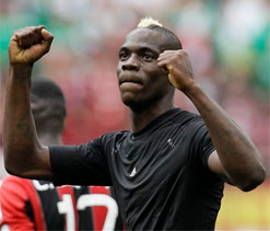 Mario Balotelli will be sent off if he leaves the pitch