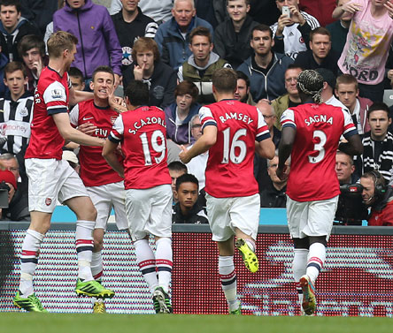 EPL: Koscielny strikes to seal Champions League berth for Arsenal